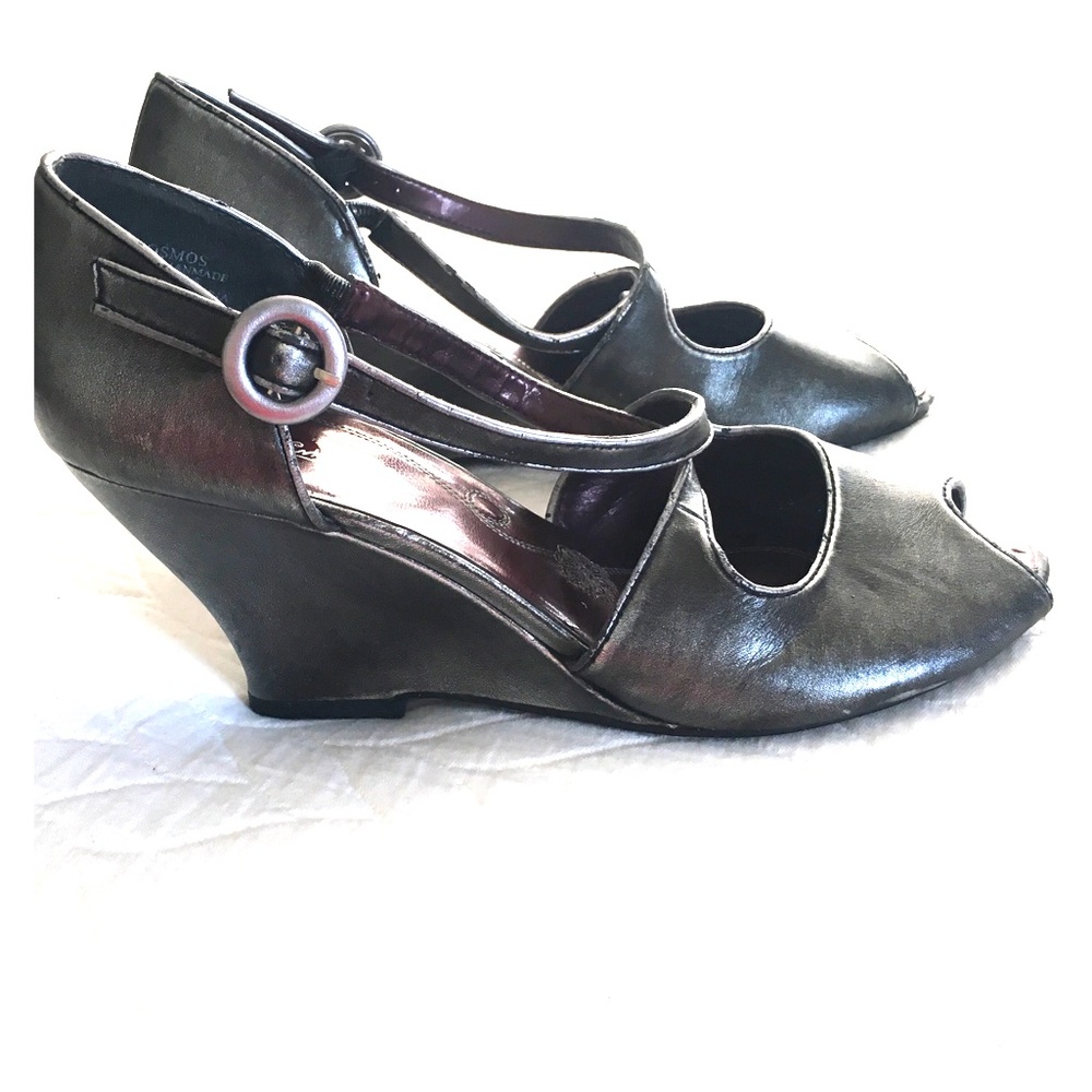 Prima peekie- toe 3" wedge heels