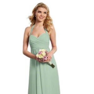 Alfred Angelo 7372L Bridesmaid dress in sage green