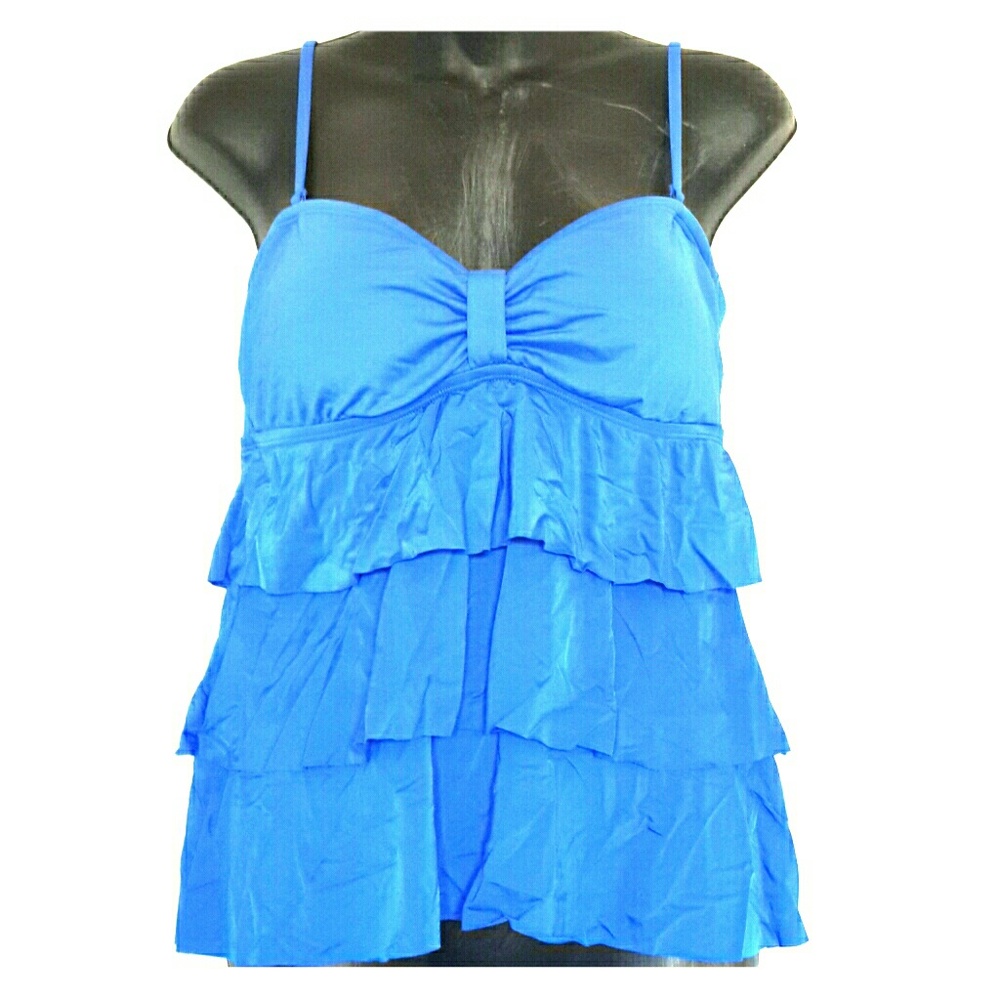 Blue swim top