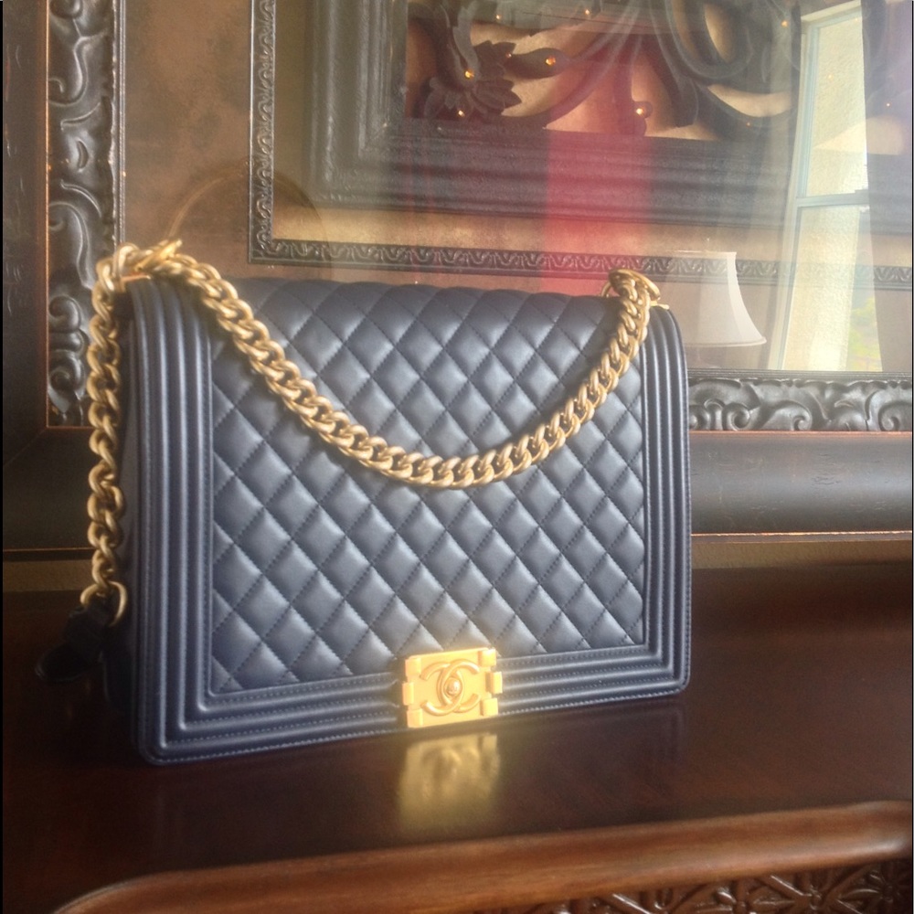 ‼️⭕️SOLD⭕️‼️Chanel le boy jumbo