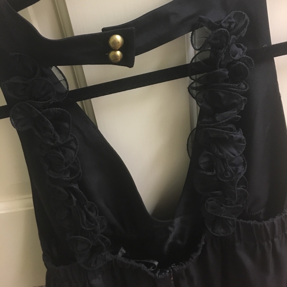 MM Couture black open-back dress - M