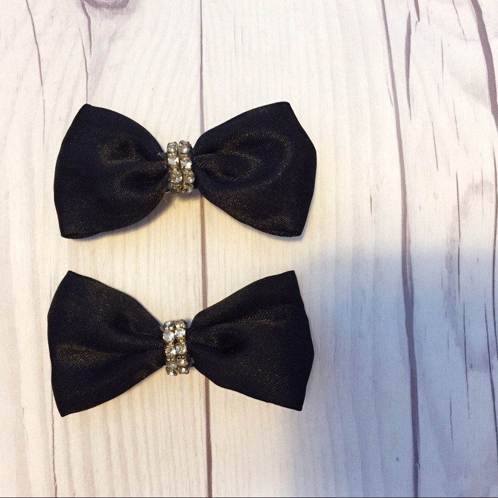 Black Hair Bows 🖤