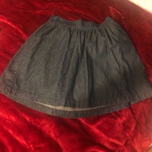kids extra large jean skirt