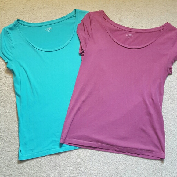 LOFT Tops - 🌻LAST CHANCE🌻Two Loft cotton tees