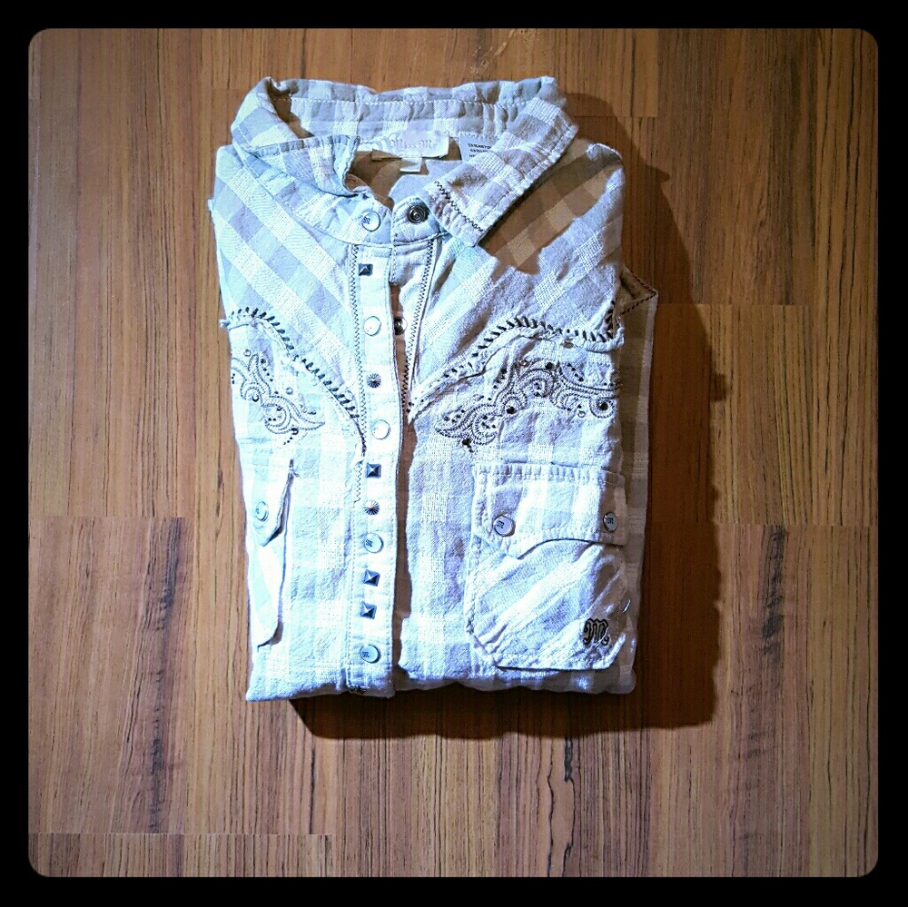 Miss Me Western Style Shirt
