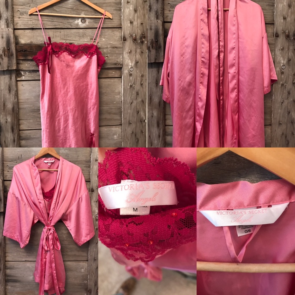 Victoria's Secret Angel matching robe and slip
