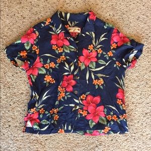 ❌SOLD❌ Caribbean Joe petite large Hawaiian floral