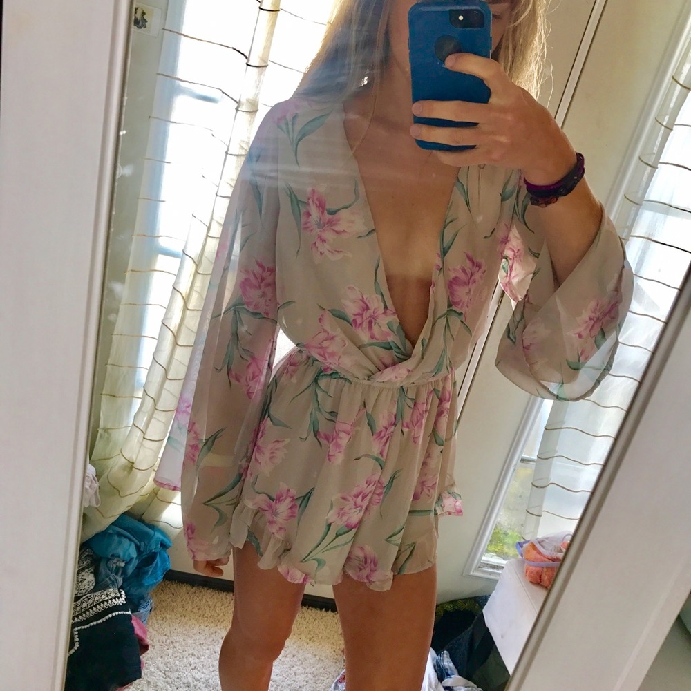 Adorable floral romper