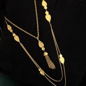 Inspired layered tassel necklace Inspired layered tassel necklace