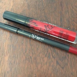 Brand New Mary Jo K Red Kylie Lip Kit