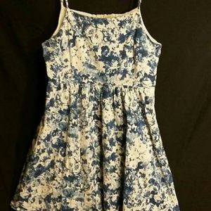 Blue floral Lindy Bop vintage dress