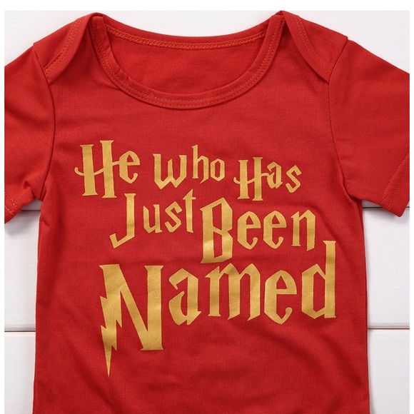 🎉HP🎉❤️1 Left❤️HP He Who Has Been Named Onesie - Picture 3 of 4