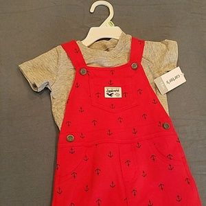 Carters NWT short overalls