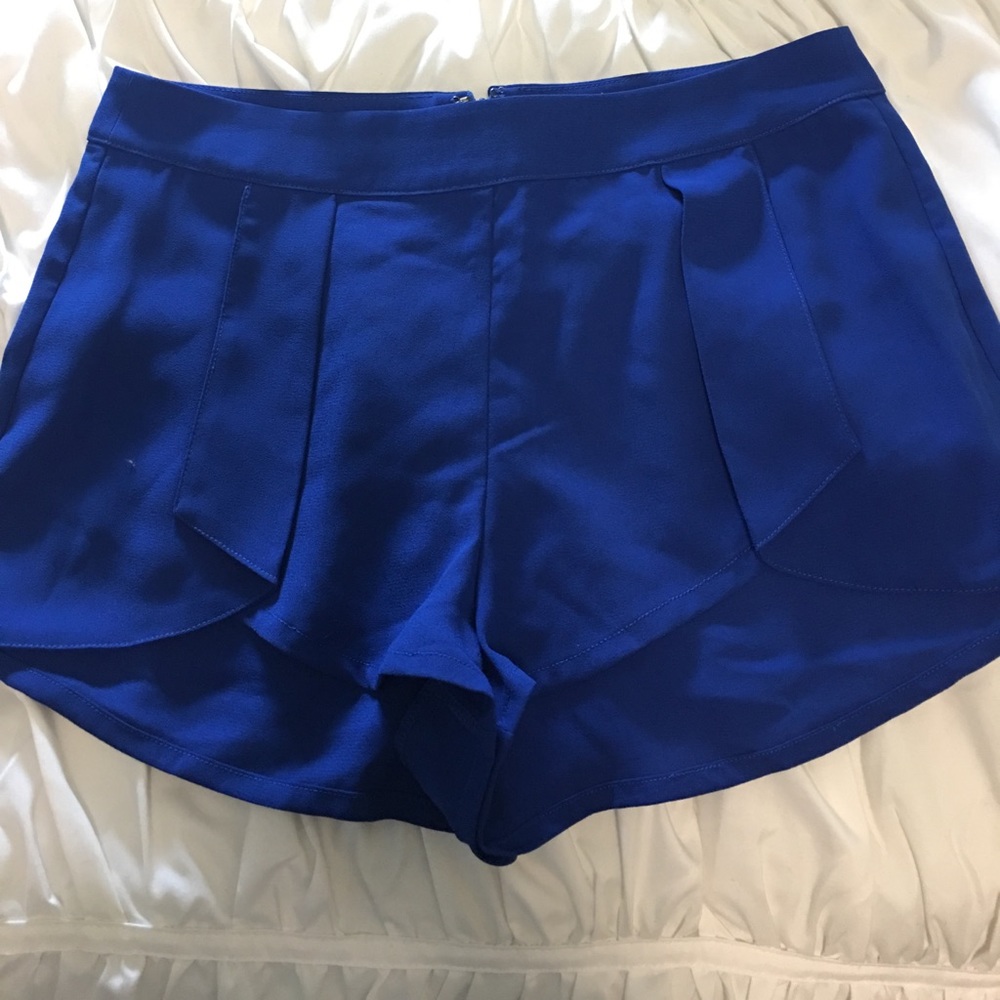 Royal blue dressy shorts