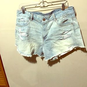 American Eagle Distressed Denim Shorts