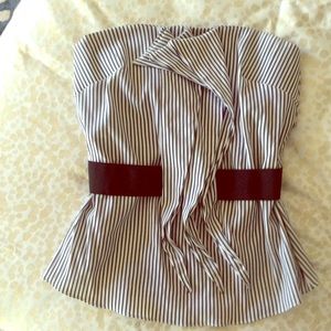 Summer fun, flirty yet elegant strapless top