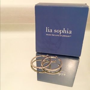 Lia Sophia hoop earrings