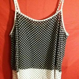 Polka dot torrid tank top
