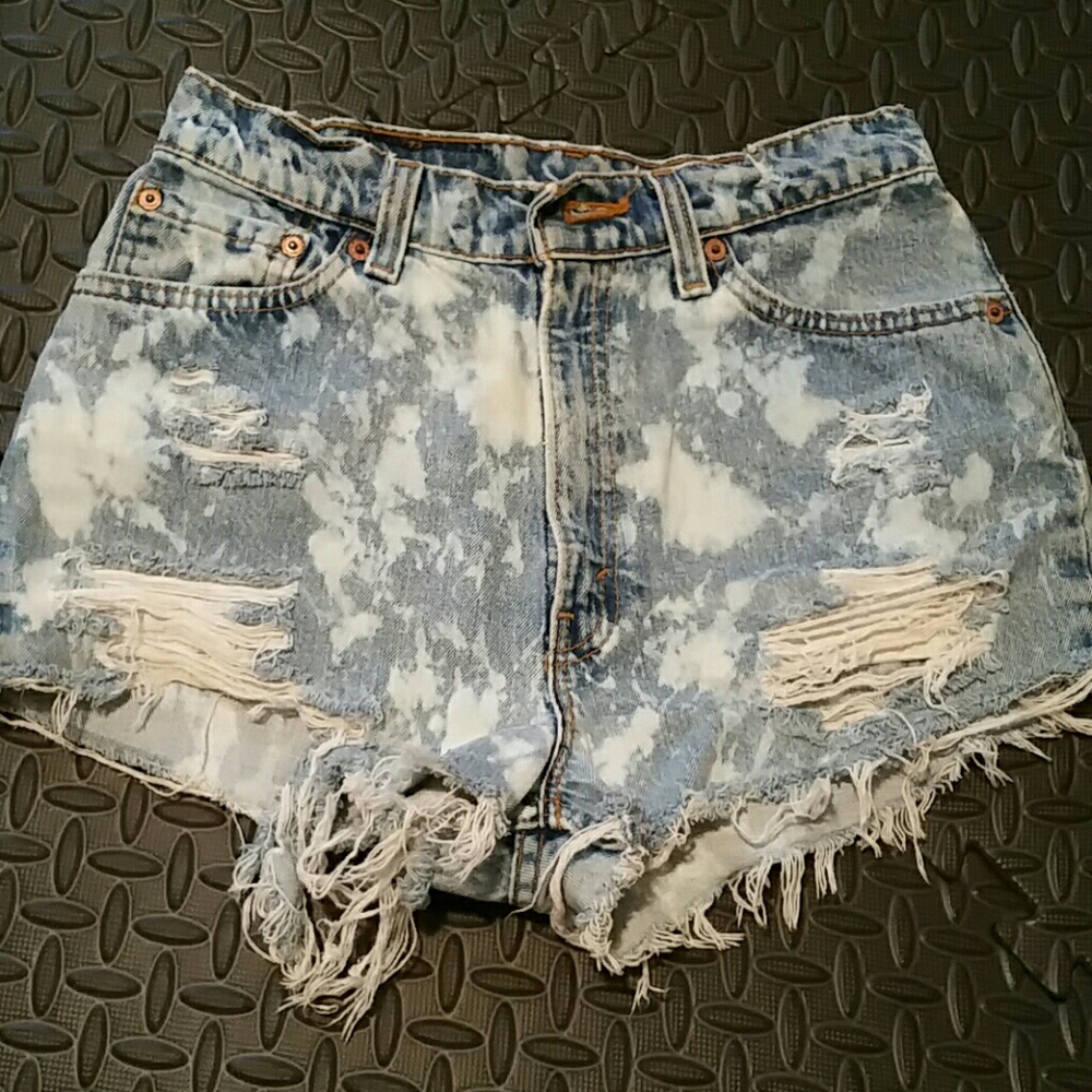 Vintage Acid wash shorts
