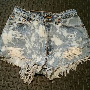 Vintage Acid wash shorts