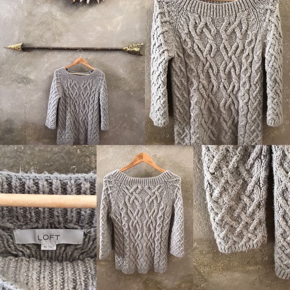 The Loft by Ann Taylor, Chunky Cable Knit Sweater