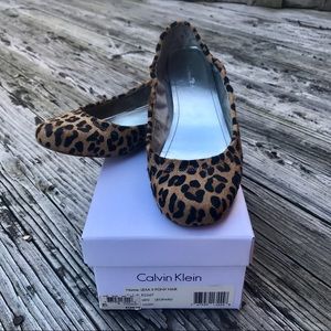 Calvin Klein Lexa II Leopard Print Flats