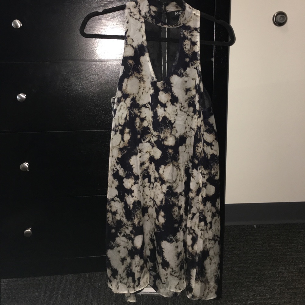 Formal dress, worn once, cut out v neck.