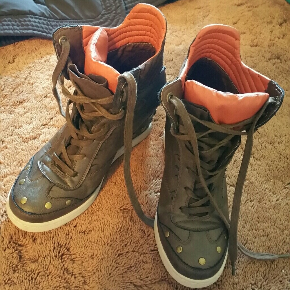 SOLD Dance Ankle Heeled Boots