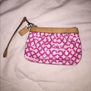 COACH wristlet/ clutch/ small accessories bag