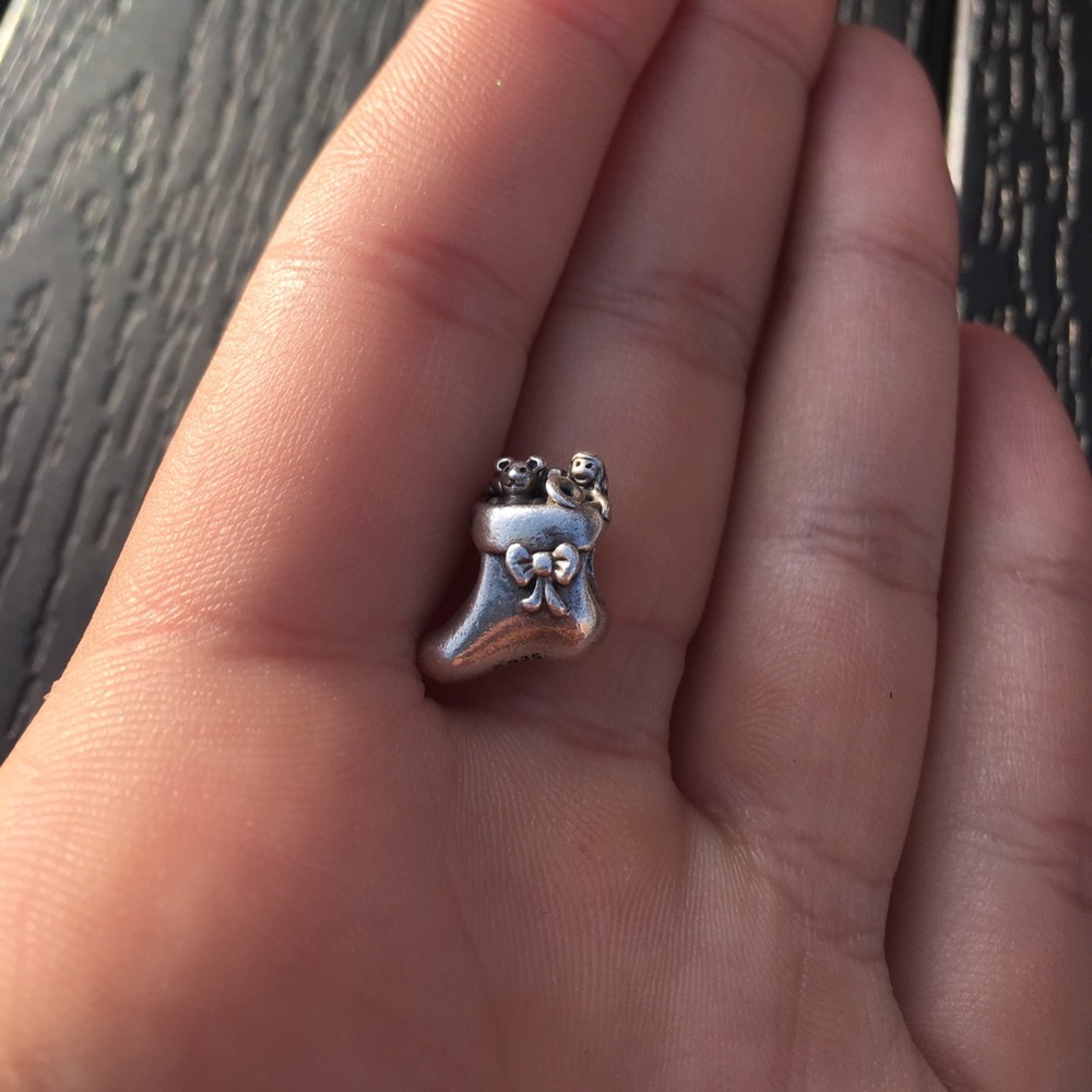 Pandora christmas stocking charm