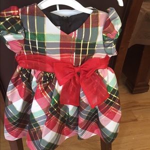 NWT 18 month special occasion dress Red bow