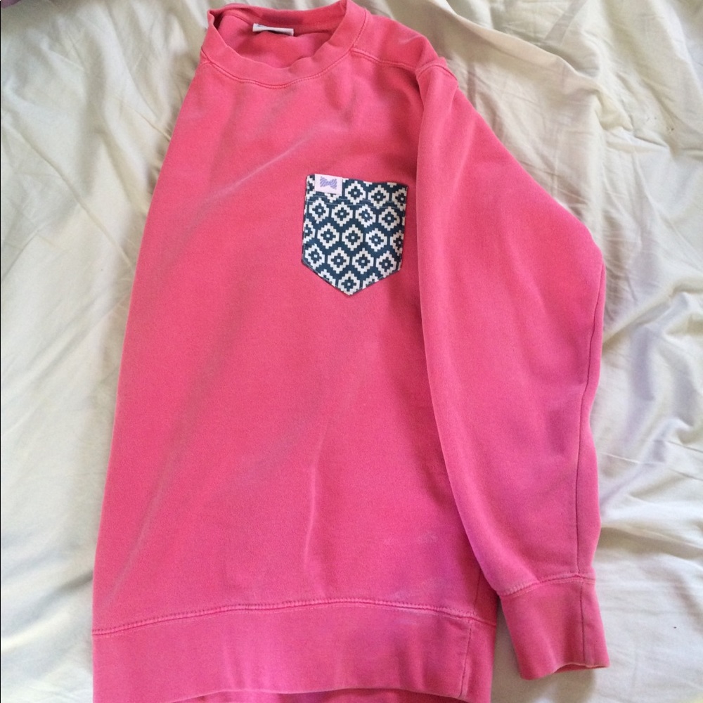 Pink Fraternity Collection sweatshirt