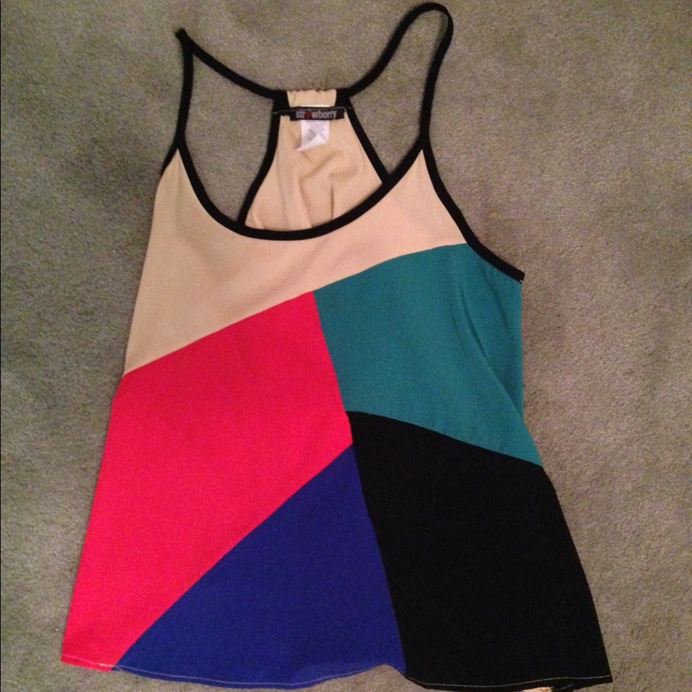 Color block blouse - Picture 2 of 2