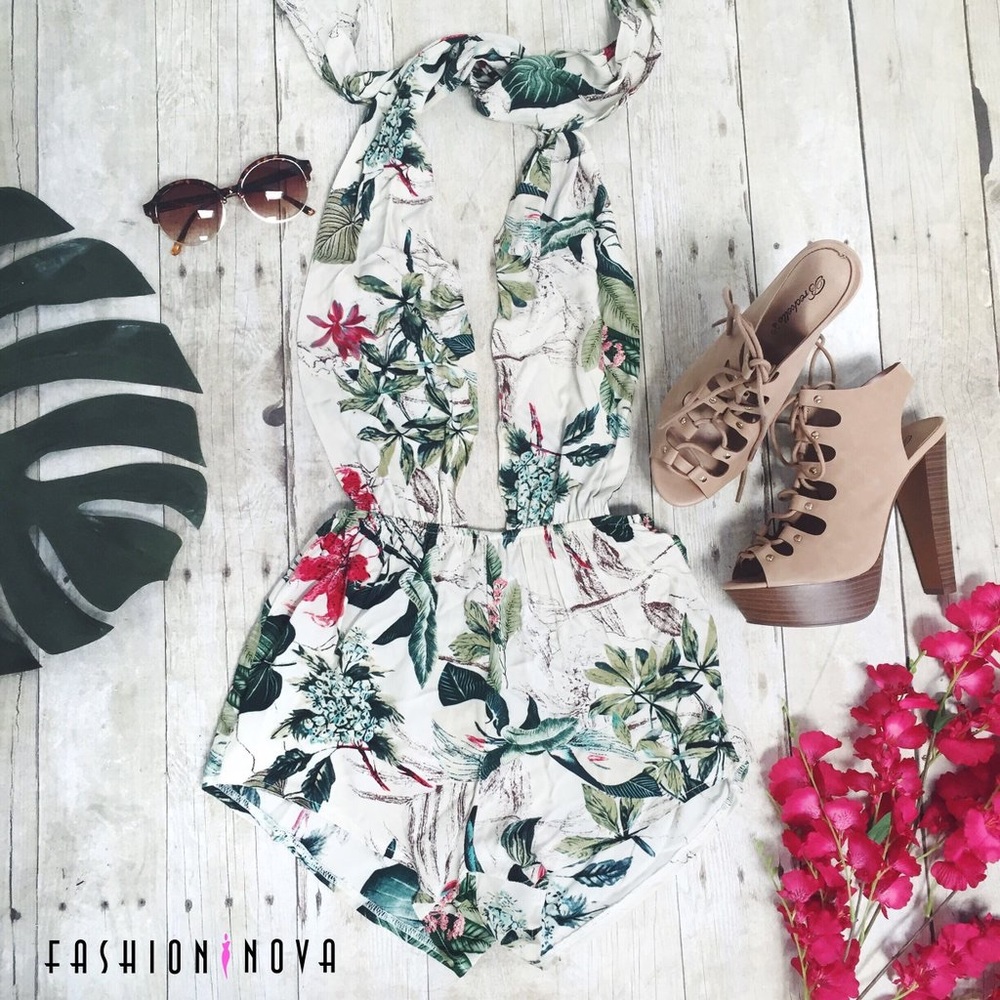 "Welcome To The Jungle" Romper