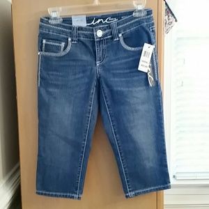 INC Denim summer Skimmer shorts/Capri