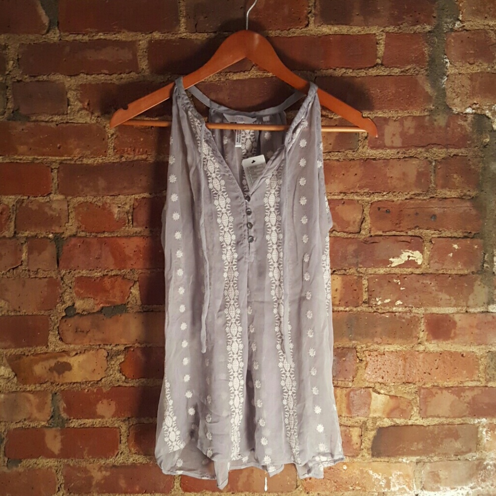 Anthropologie NWT Zoa Top Sz L