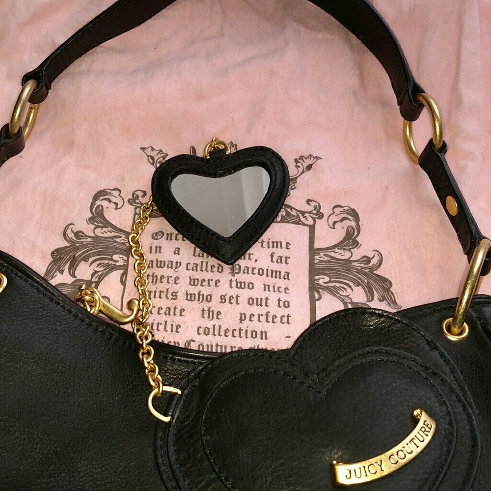 Juicy Couture Black leather handbag