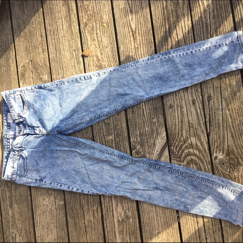 Madewell light wash skinny jeans