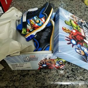 Toddler light up marvel shoes