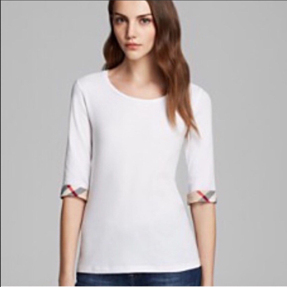 Burberry Brit 3/4 sleeve blouse