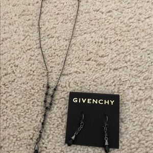 Givenchy earrings and necklace