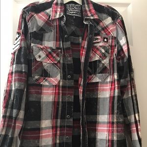 Affliction button up