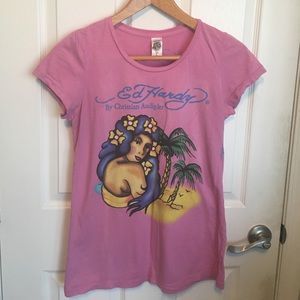 Pink mermaid shirt