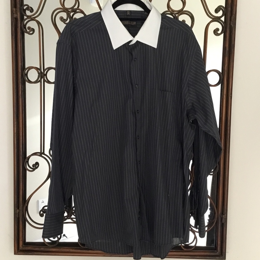 Black pinstripe shirt