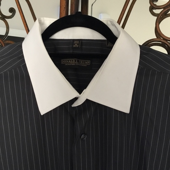 Black pinstripe shirt - Picture 2 of 2