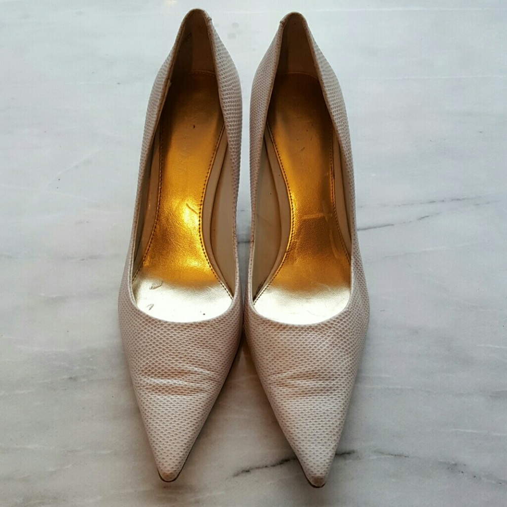 Nine West leather high heeled shoe