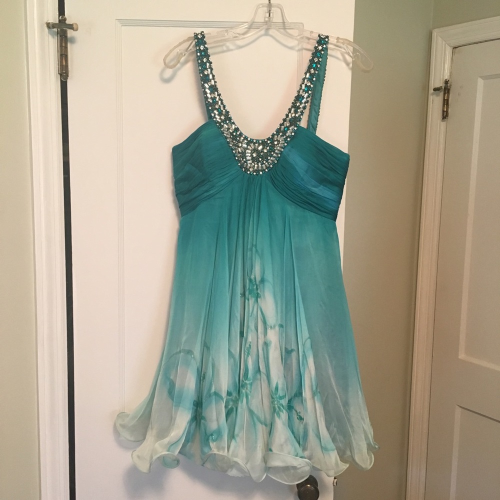 Sherri Hill short halter dress
