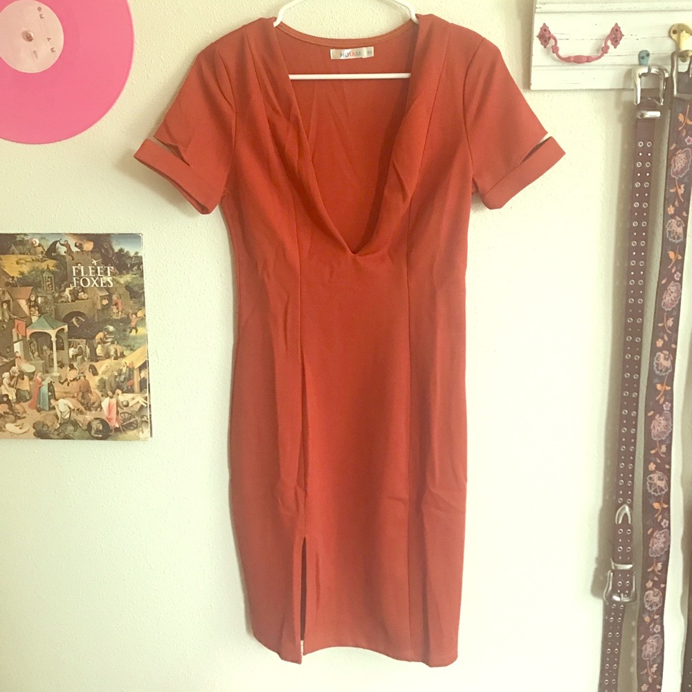 Burnt Orange Dress