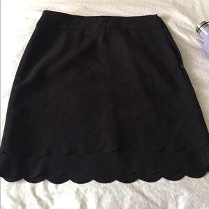 Loft Scallop Skirt
