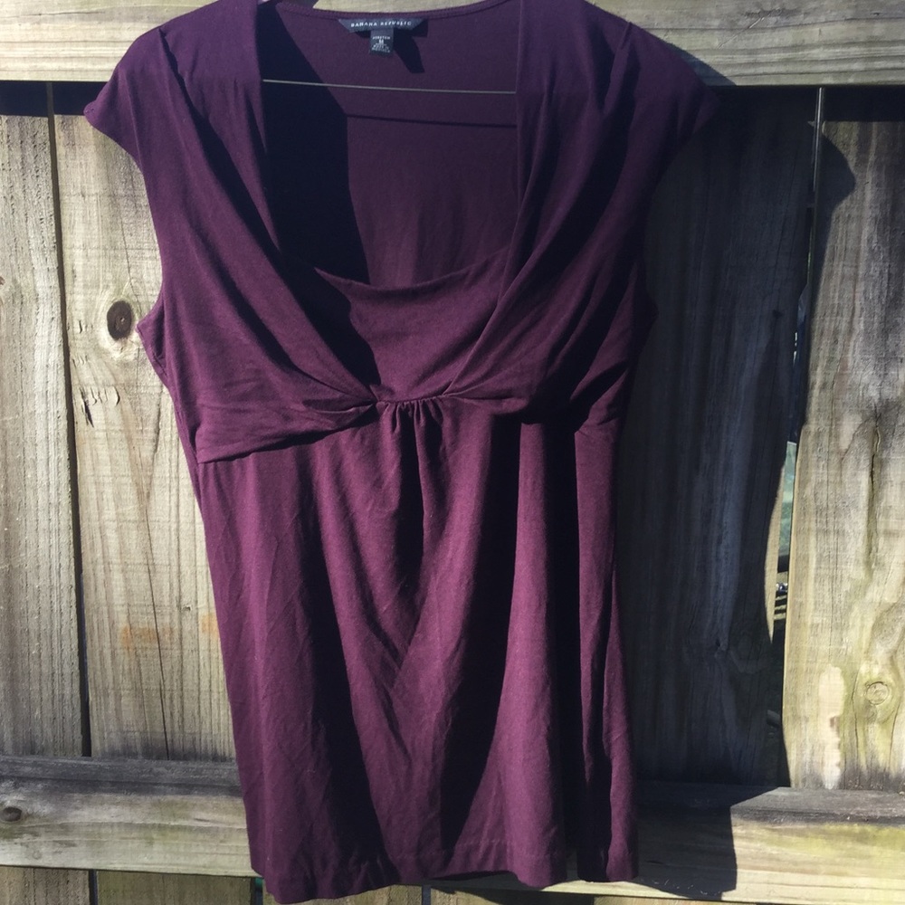 Banana Republic purple top